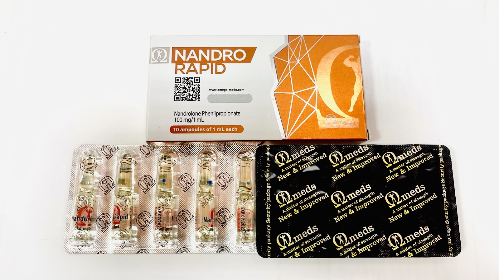 IMG_E9069.jpg NANDRO RAPID(Nandrolone Phenylpropionate)10amp x 100mg/ml - Image 1